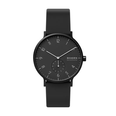 Aaren Kulor Midnight Silicone 41mm Watch