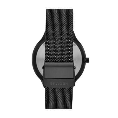 GRENEN ブラックスチールメッシュウォッチ SKW6547 - Skagen