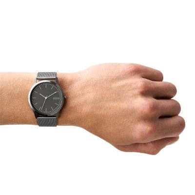 Jorn Charcoal Steel Mesh Watch SKW6553 - Skagen