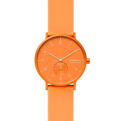 SKAGEN AAREN KULOR NEON 41MM シリコンウォッチ - 腕時計