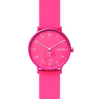 Aaren Kulor Neon Pink Silicone 41mm Watch