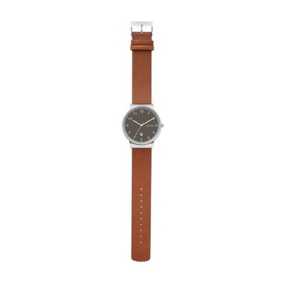 ancher leather watch