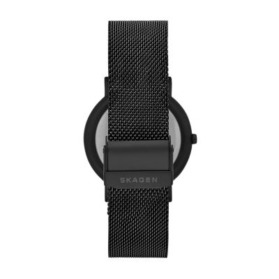 Signatur Three-Hand Midnight Steel Mesh Watch SKW6579 - Skagen