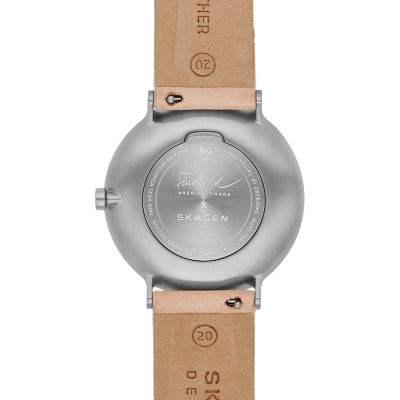 FINN JUHL 二針 ブラウンレザーウォッチ SKW6582 - Skagen