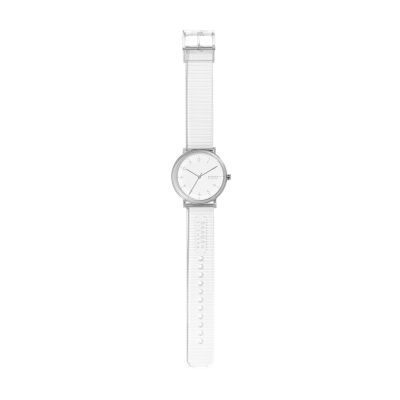 AAREN TRANSPARENT 三針 クリア 41mmウォッチ SKW6605 - Skagen