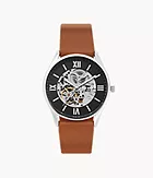 Holst Automatic Medium Brown Leather Watch