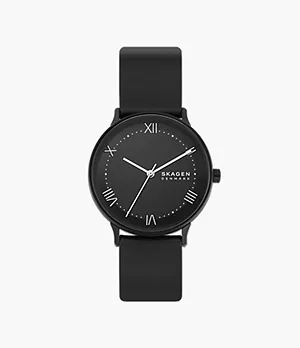 Nillson Three-Hand Midnight Leather Watch