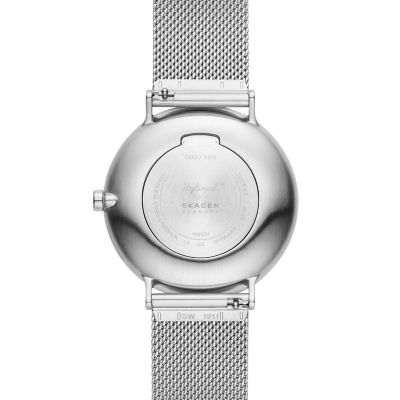 Hoptimist x Skagen AAREN 三針 シルバートーンスチールメッシュ 41mm 