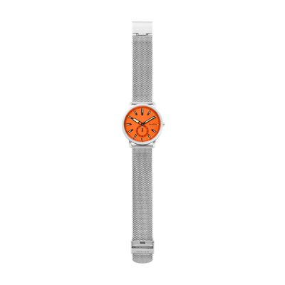 COLDEN 三針 シルバートーンスチールメッシュウォッチ SKW6649 - Skagen