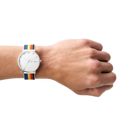 Skagen best sale multicolor watch