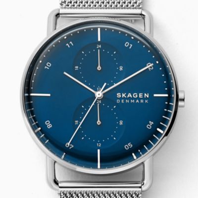 skagen gold and silver watch