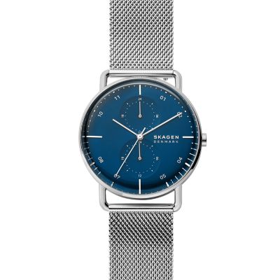 Horizont Multifunction Silver-Tone Steel Mesh Watch SKW6690 - Skagen