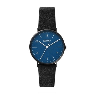 Skagen black face discount watch