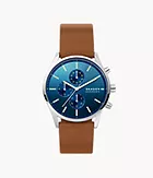Holst Chronograph Medium Brown Leather Watch