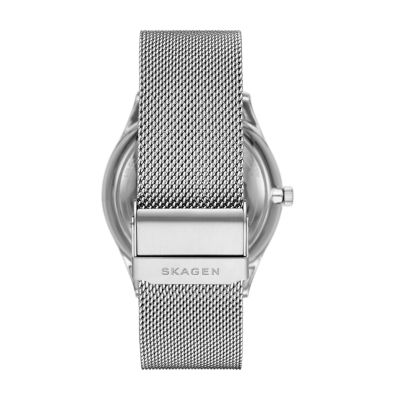 Holst Automatic Silver-Tone Steel Mesh Watch SKW6733 - Skagen