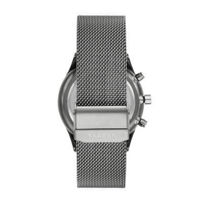 HOLST クロノグラフ ガンメタルスチールメッシュウォッチ SKW6734 - Skagen