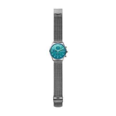 HOLST クロノグラフ ガンメタルスチールメッシュウォッチ SKW6734 - Skagen