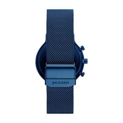 Skagen blue 2025 mesh watch