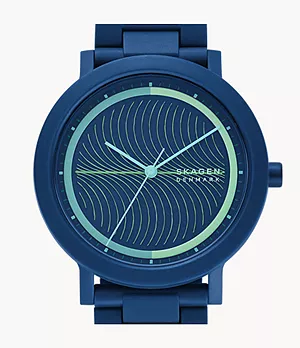 Aaren Ocean Three-Hand Ocean Blue #tide ocean material® Watch