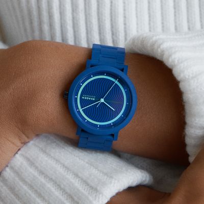 Aaren Ocean Three-Hand Ocean Blue #tide ocean material® Watch