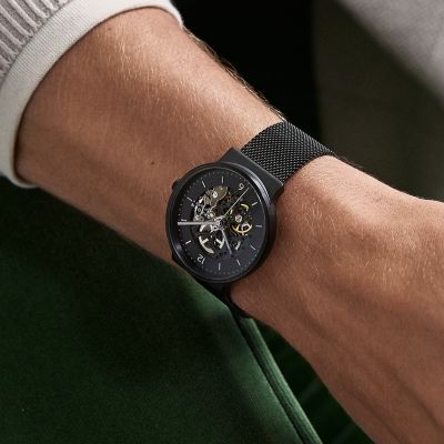 Skagen skeleton store watch