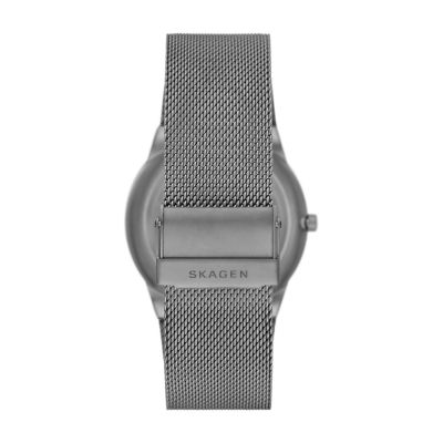 Melbye Titanium Automatic Charcoal Stainless Steel Mesh Watch SKW6795 -  Skagen | Quarzuhren