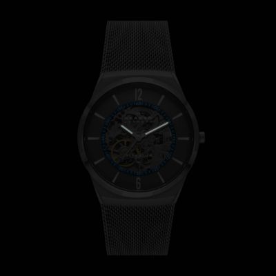 Skagen on sale black titanium