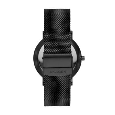 Hagen steel best sale mesh watch