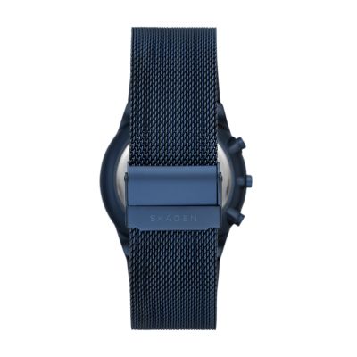 Ocean Watch - Mesh Watch Stainless Chronograph SKW6803 Station Steel Chronograph - Blue Melbye