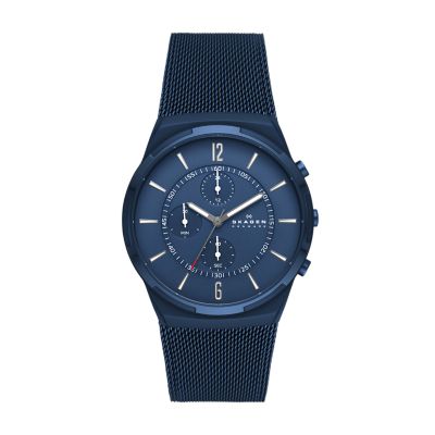 Melbye Chronograph Chronograph Ocean Skagen Mesh - Blue Steel SKW6803 Stainless Watch