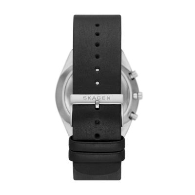 Grenen - Skagen SKW6820 Watch Chronograph Midnight Leather