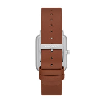 RYLE ソーラー ライトブラウン レザーウォッチ SKW6847 - Skagen