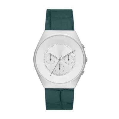 Skagen green watch sale