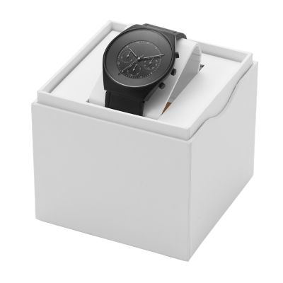 Skagen balder silicone deals strap men's watch