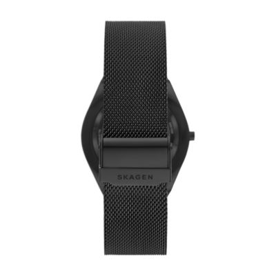 Skagen Grenen Limited Edition Automatic Midnight Stainless Steel Mesh Watch