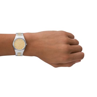 Skagen X BAUM UND PFERDGARTEN GRENEN 限定モデル 三針 ツートーン ステンレススチールウォッチ