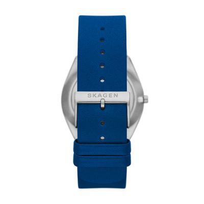 Watch Blue Skagen Halo Grenen Solar - Ocean Leather SKW6873