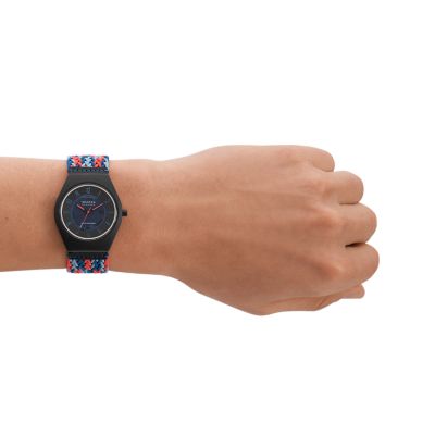 Uhr Samsø Series 3-Zeiger-Werk #tide ocean material® mehrfarbig