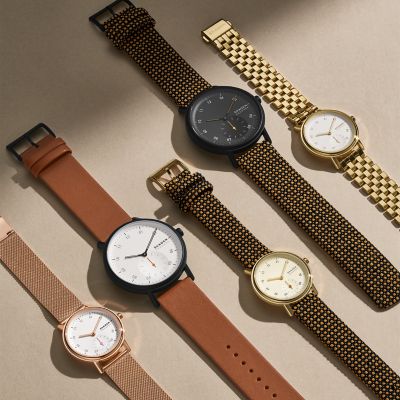 Kuppel Two-Hand Sub-Second Brown Leather Watch SKW6889 - Skagen