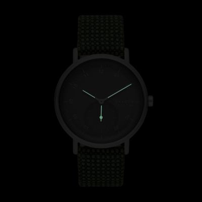 Kuppel Two-Hand Sub-Second Green Kvadrat Wool Watch SKW6893 - Skagen