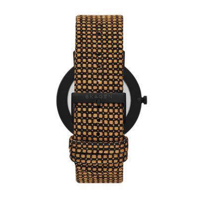 Kuppel Two-Hand Sub-Second Brown Kvadrat Wool Watch - SKW6895