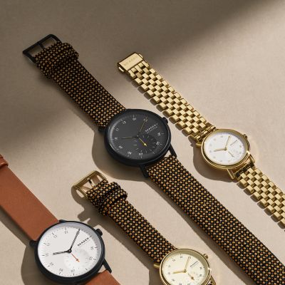 Brown Two-Hand Sub-Second Skagen Wool SKW6895 Kuppel Watch - Kvadrat