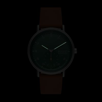 KUPPEL 二針 サブセコンド ラゲッジ レザーウォッチ SKW6905 - Skagen