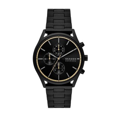 Holst Chronograph Black Stainless Steel Watch