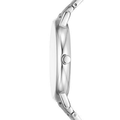 Signatur Three-Hand Silver Stainless Steel Bracelet Watch SKW6912 