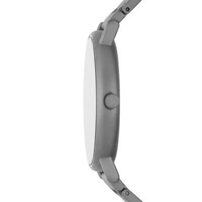 Signatur Three-Hand Charcoal Stainless Steel Bracelet Watch SKW6913 - Skagen
