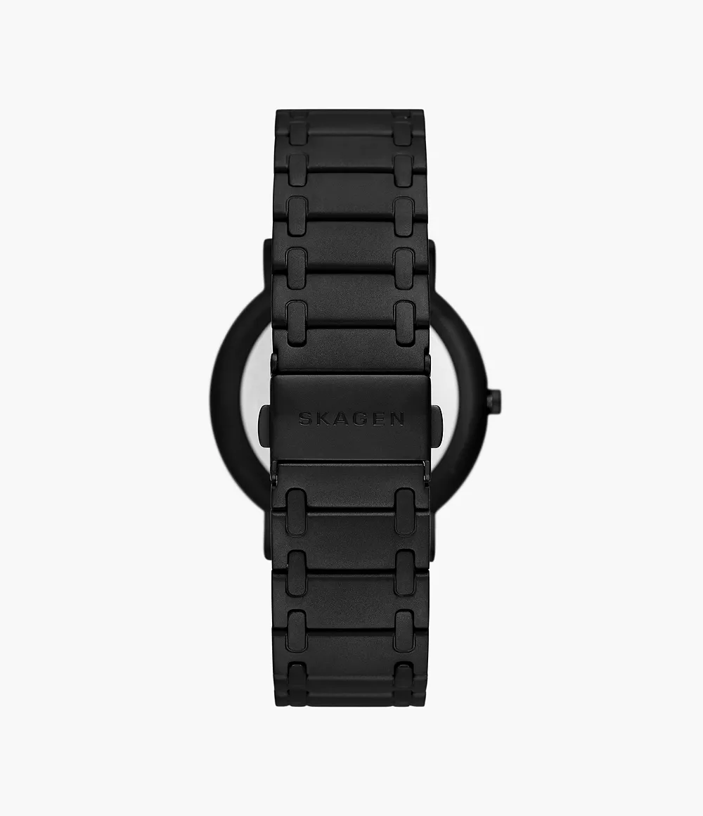 Signatur Three-Hand Midnight Stainless Steel Bracelet Watch SKW6914 - Skagen