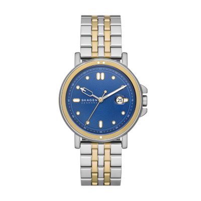 Signatur Sport Three-Hand Date Two-Tone Stainless Steel Bracelet Watch