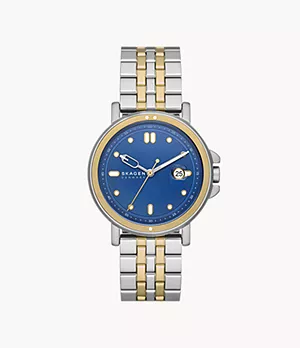 Signatur Sport Three-Hand Date Two-Tone Stainless Steel Bracelet Watch