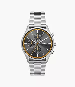 Holst Chronograph Silver Stainless Steel Watch
